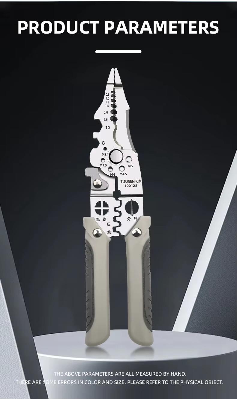 Electrician Wire Stripper Pliers Multi-Function – Chrome Vanadium Steel Heavy Duty Tool Pakistan
