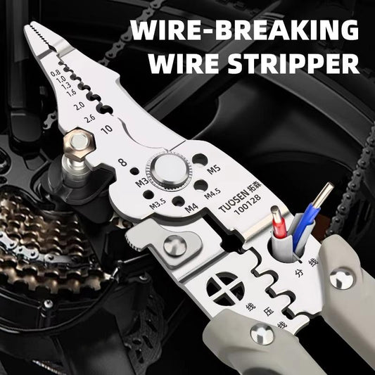 Electrician Wire Stripper Pliers Multi-Function – Chrome Vanadium Steel Heavy Duty Tool Pakistan