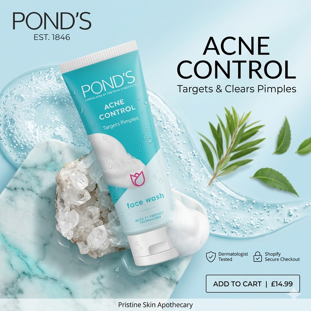 Pond’s Acne Control Face Wash 100g – Anti Acne & Oil Control Cleanser