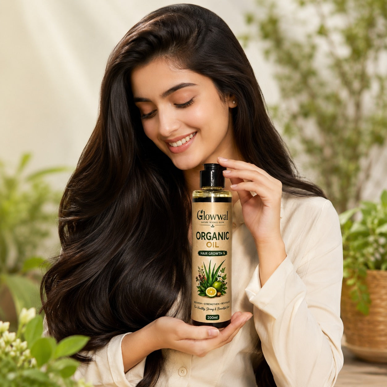 Glowwal Organic Hair Oil 200ml
