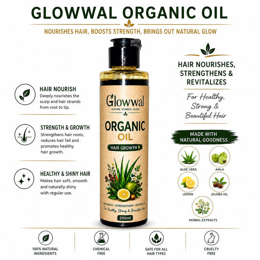 Glowwal Organic Hair Oil 200ml